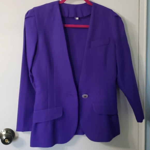 Vintage Purple Blazer - Picture 13 of 13